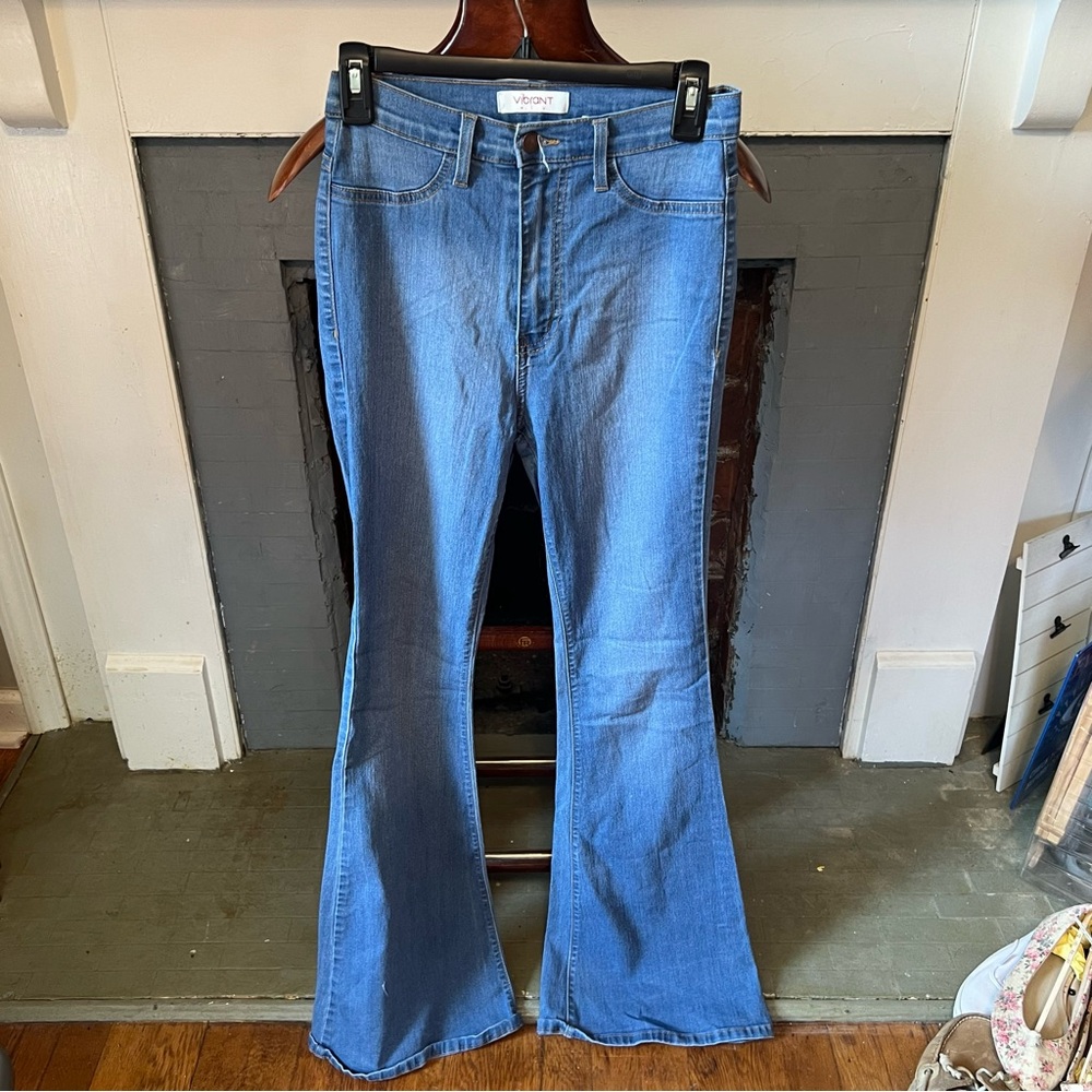 Fitted flare jeans!